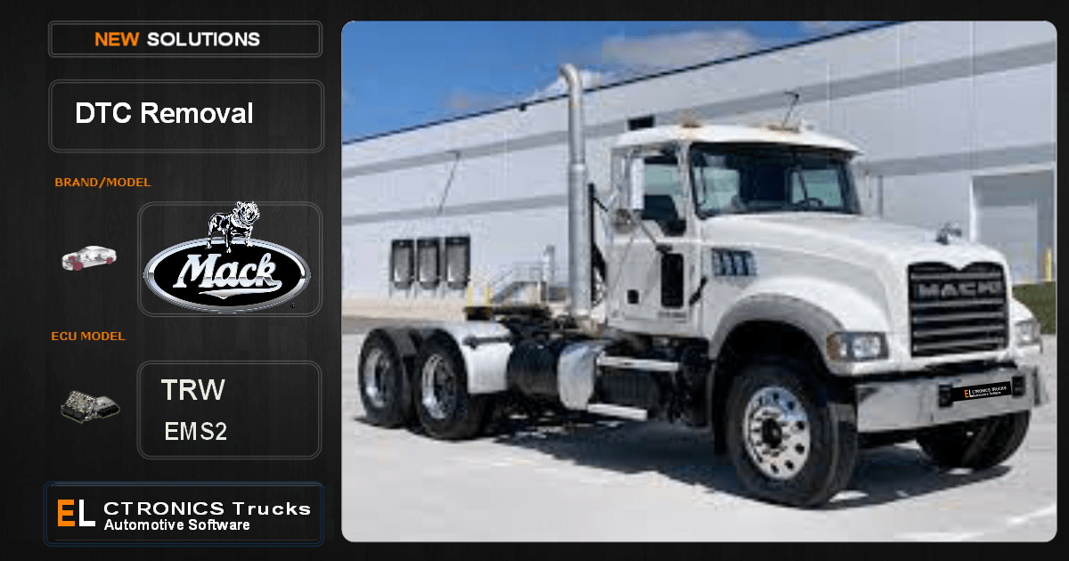 DTC Off Mack TRW EMS2 Electronics Trucks Automotive software