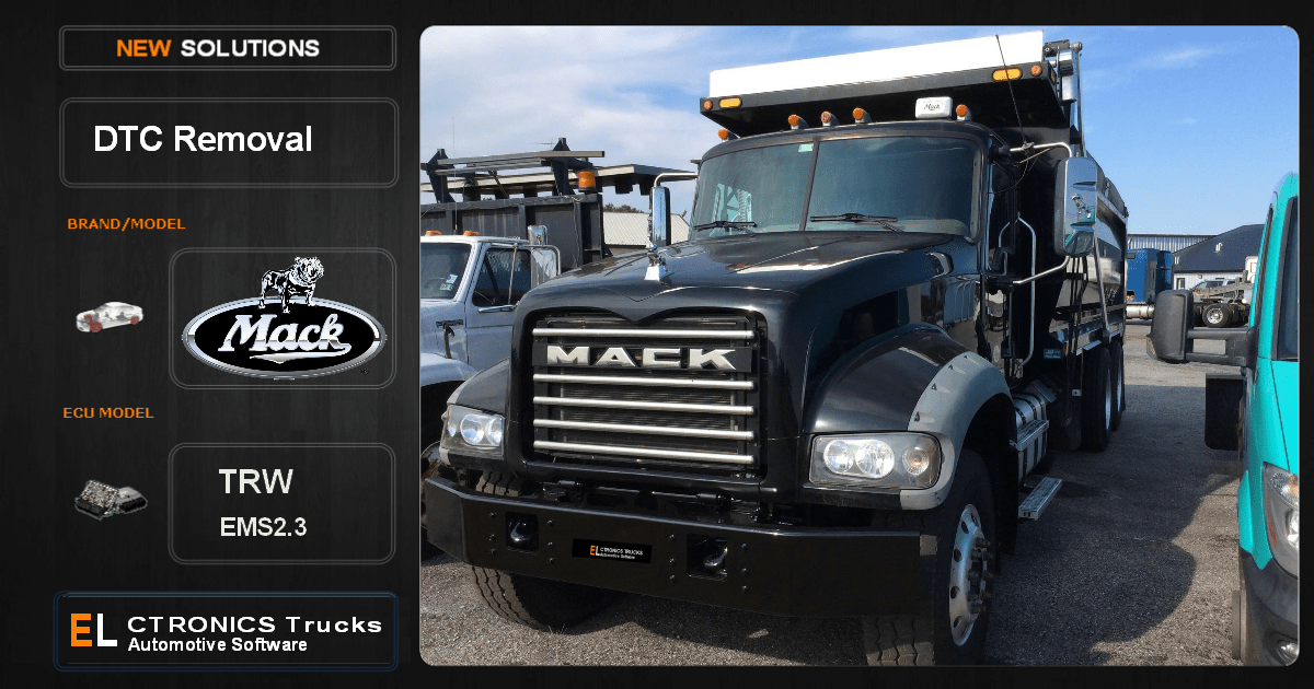 DTC Off Mack TRW EMS2.3 Electronics Trucks software