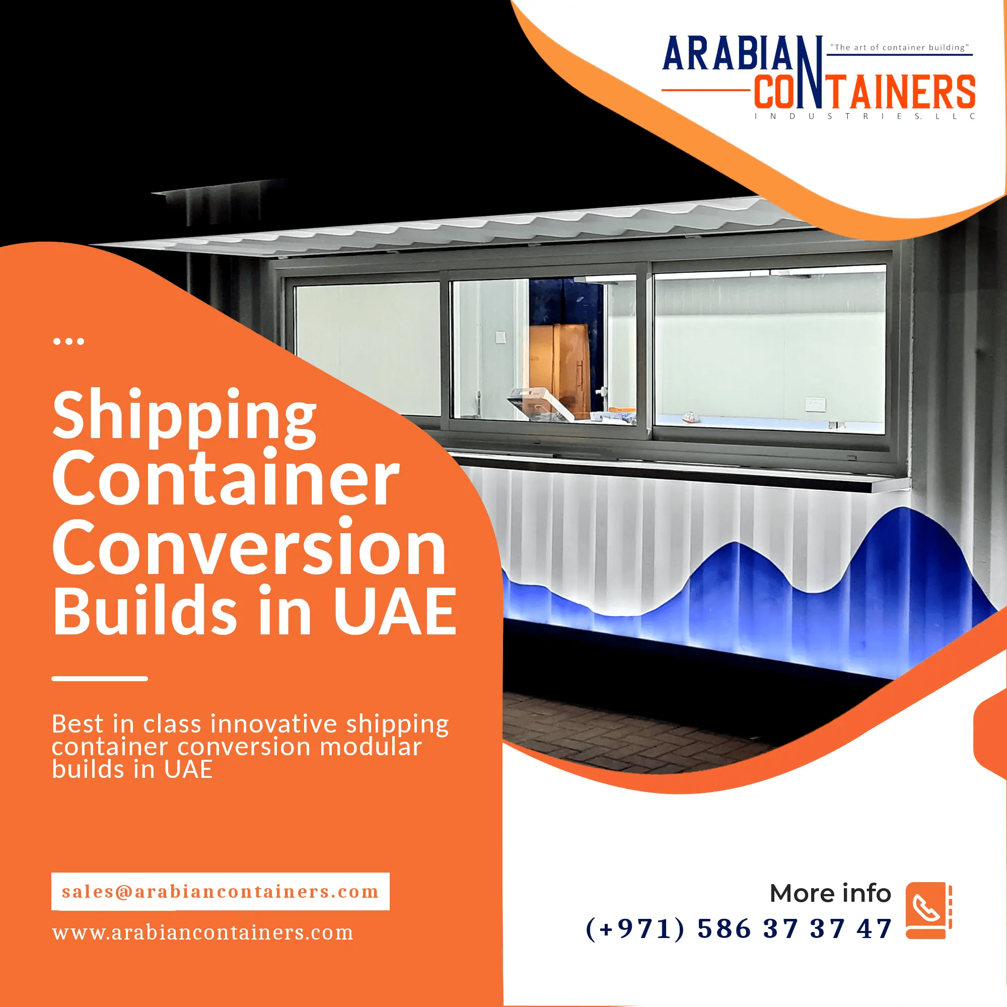 5 Ways custom shipping container conversions helps branding in UAE