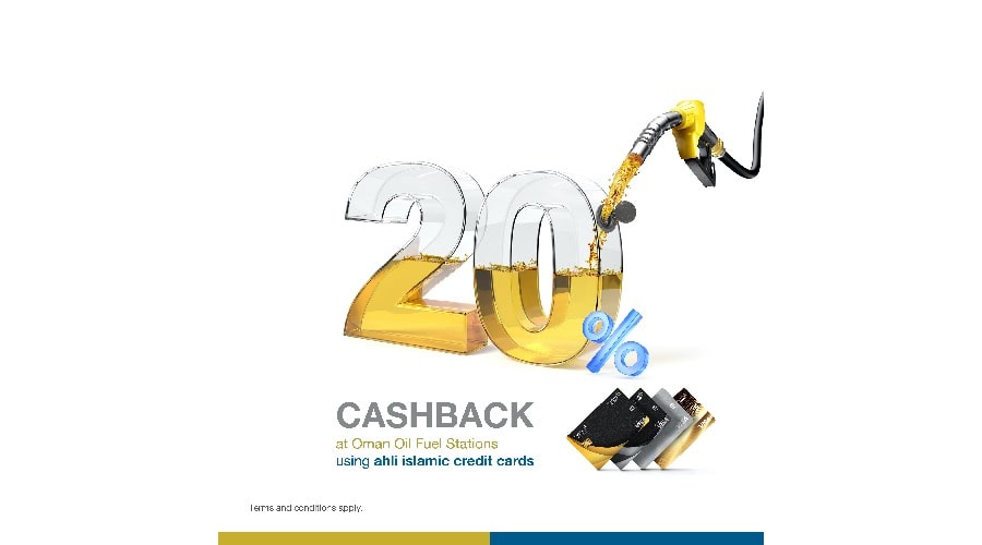 ahli Islamic Launches credit cards 20 Cashback Offer for Fueling at