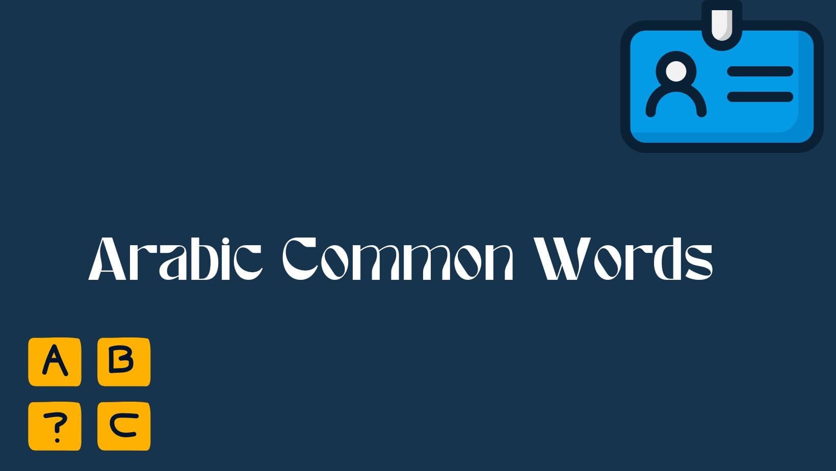 Arabic Common names Arabic Alphabet Academy