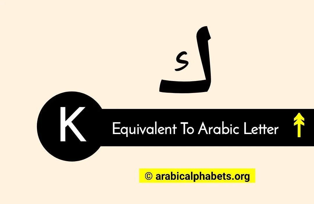 The Letter K In Arabic With Examples & Exact Matching