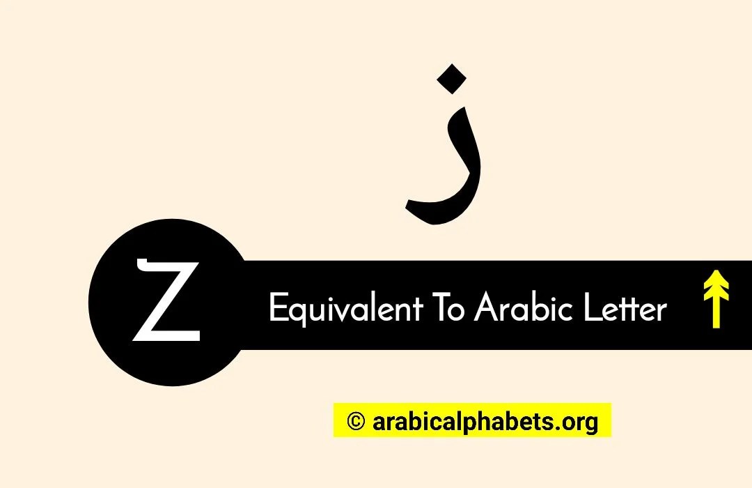 The Letter Z In Arabic With Examples & Exact Matching