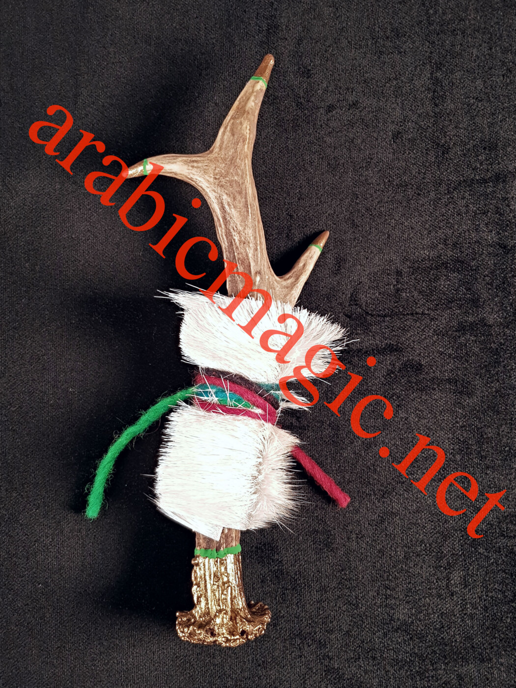 Arabic Djinn Horn Talisman With Taweez for Unlimited Luck, Success