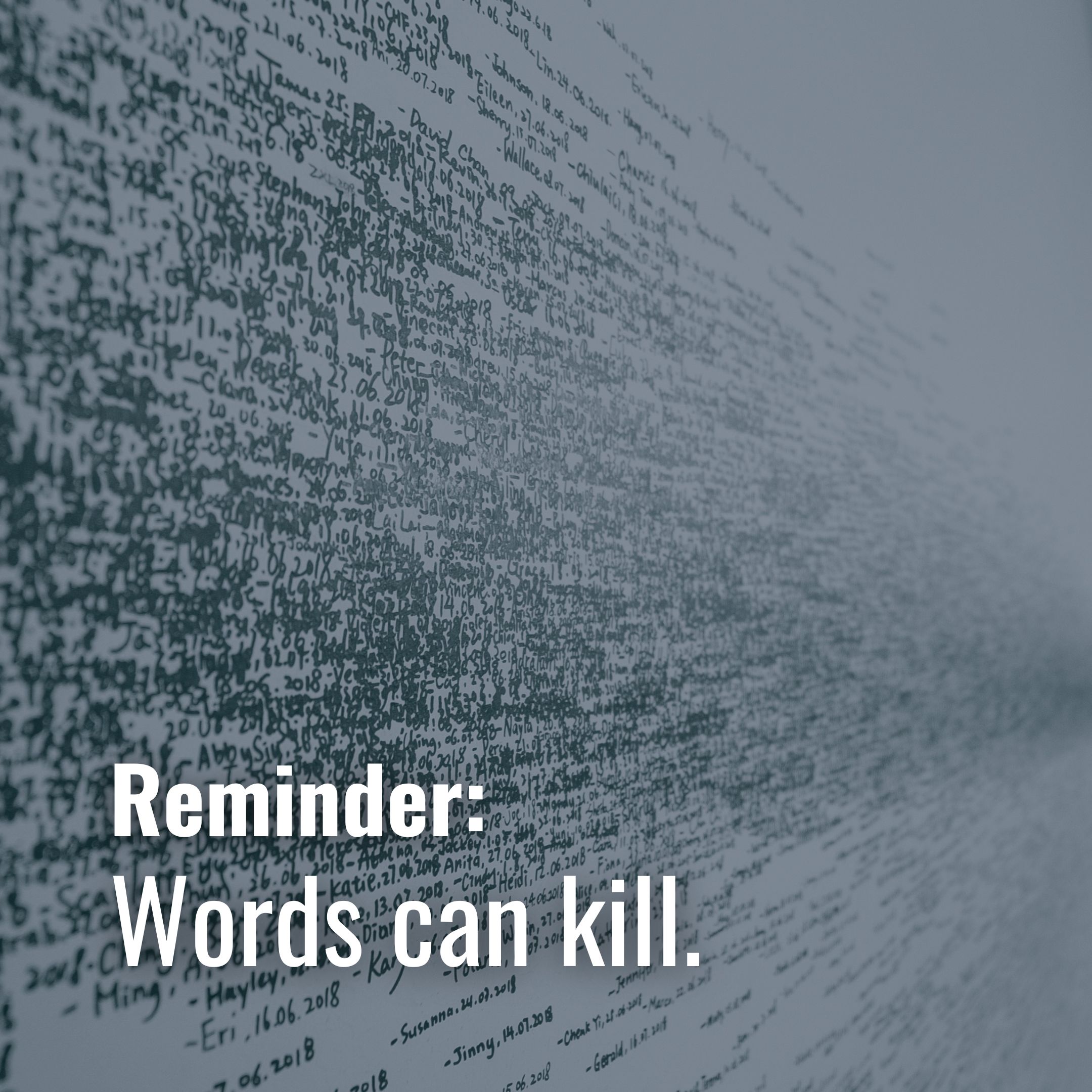 Get With It — Words can kill. 🔪 A Radical Difference