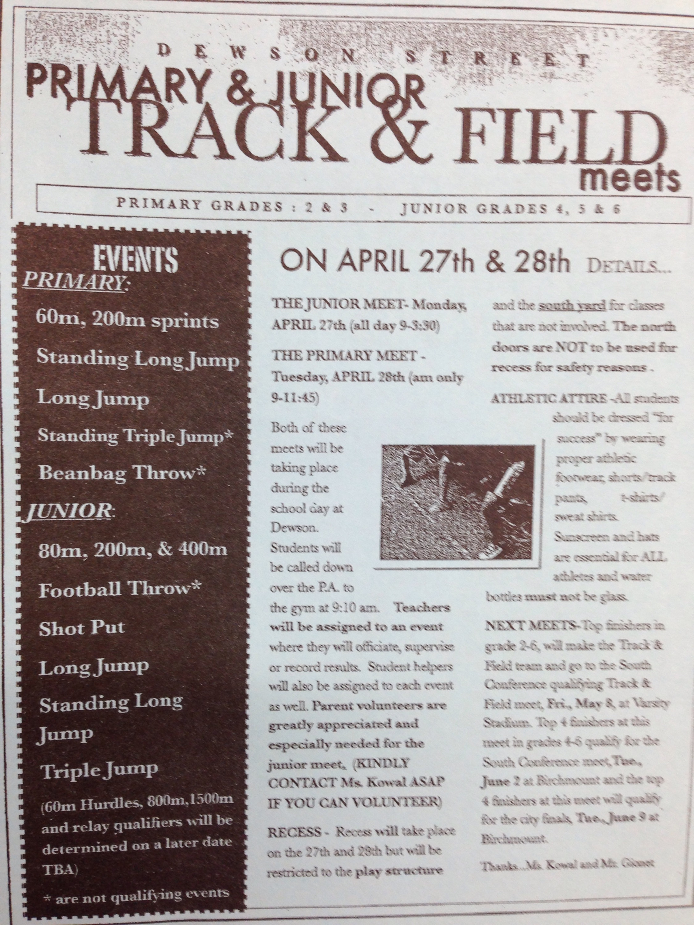 Fractions & Track and Field Mme Aradj's Class Blog