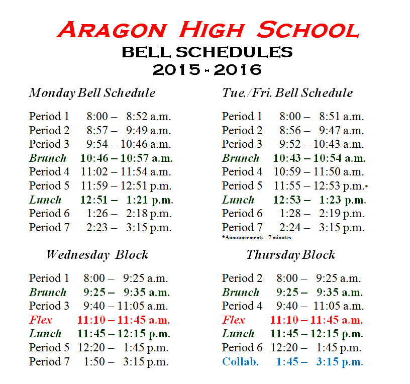 office hours The Aragon Outlook