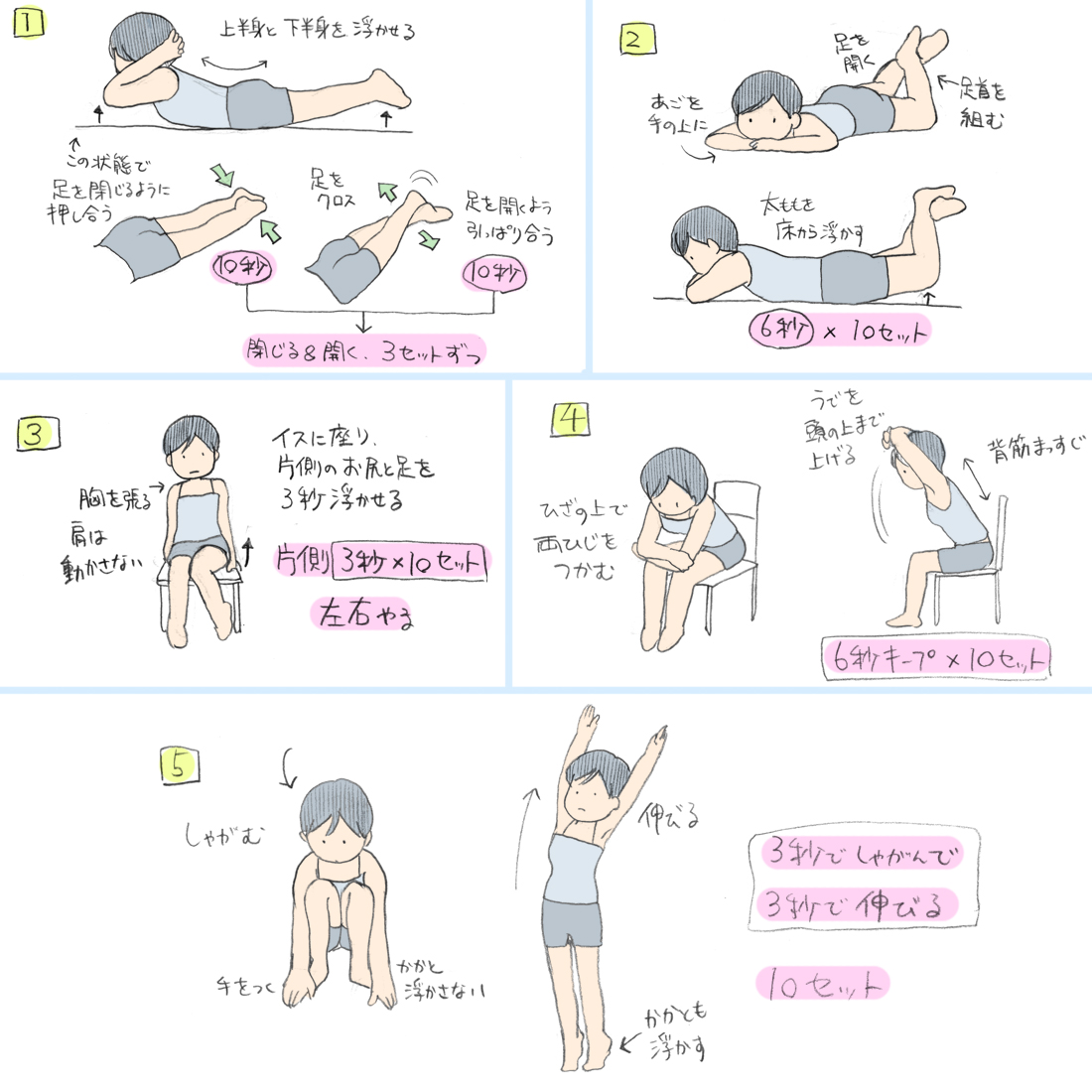 体幹トレーニング Arara Yamabuk 山吹あららi Araland