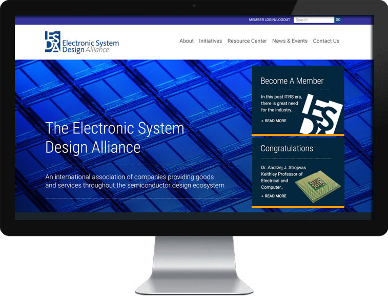 ESD Alliance Arami Design B2B Branding, site Design & Development