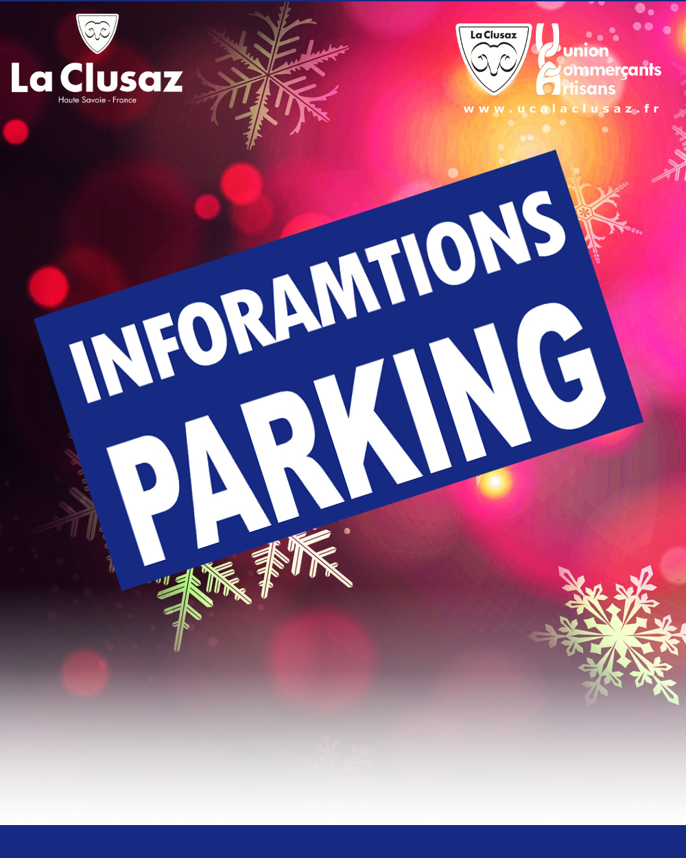 Parking La Clusaz, Tous les stationements dans la station de La Clusaz