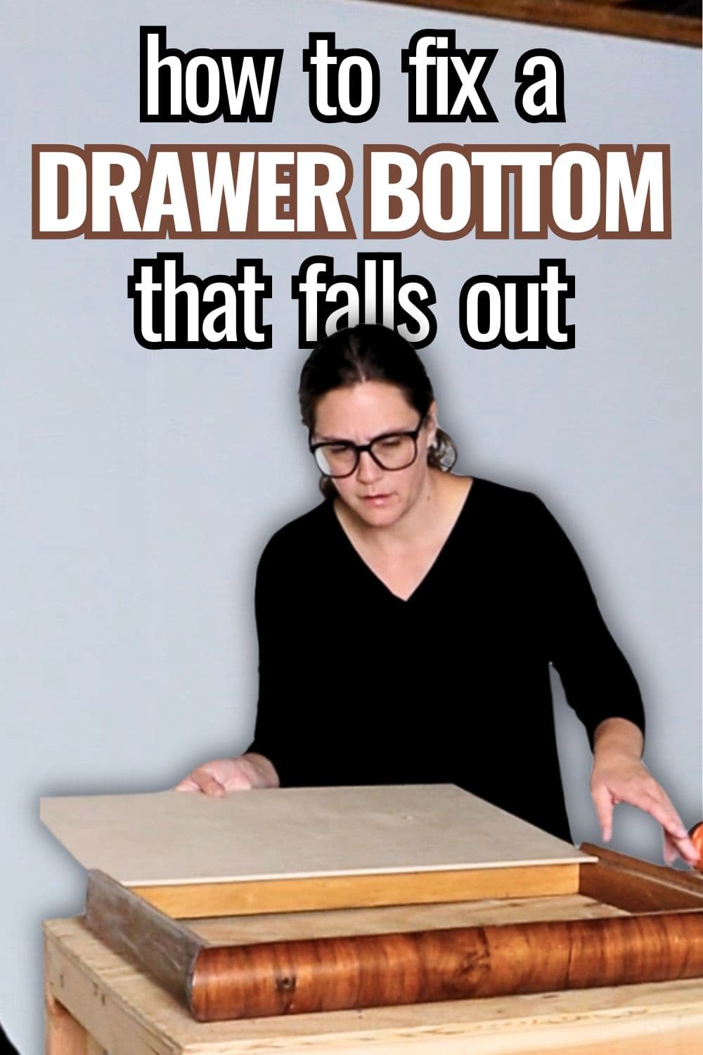 How To Fix A Drawer Bottom That Falls Out