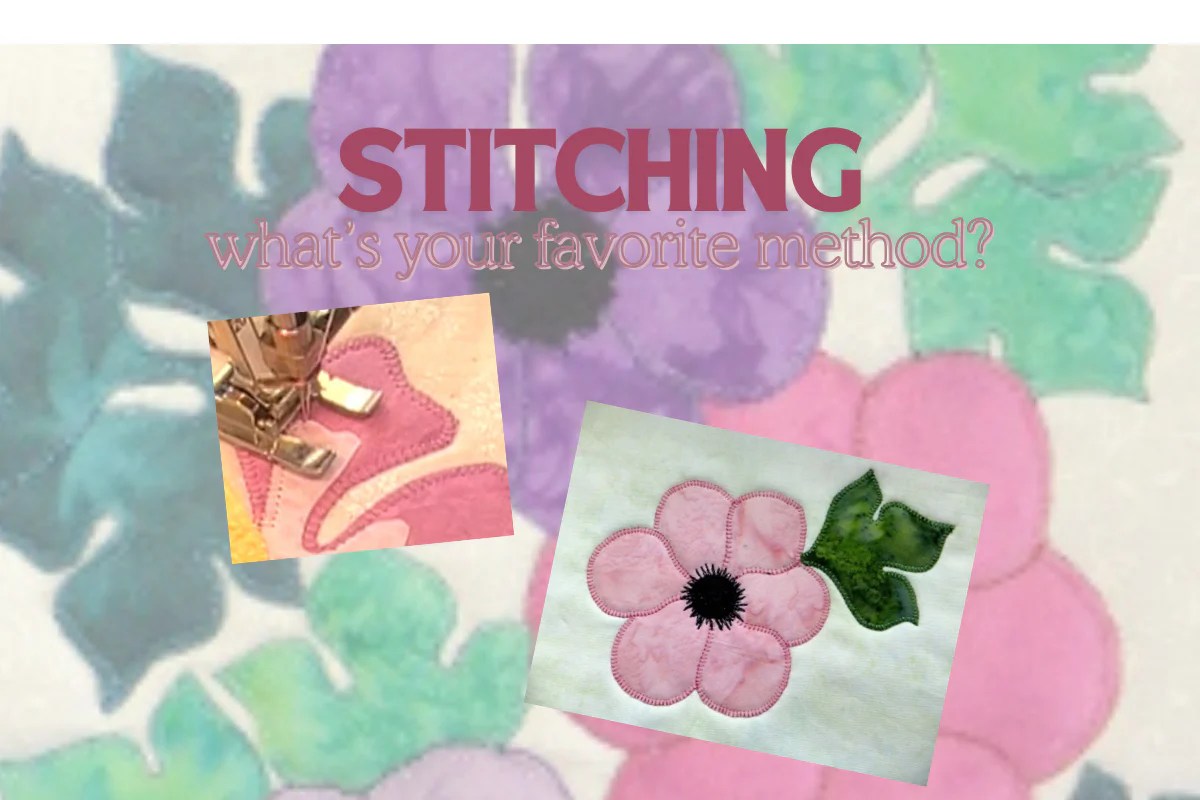 Anemone Flower Block an alternative way to stitch ArbeeDesigns