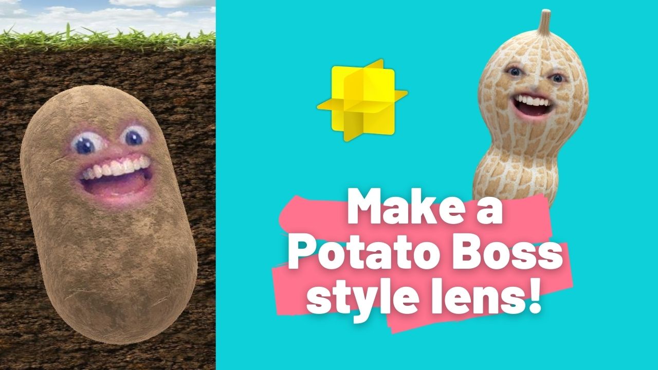 Make your own Potato Boss style lens for Snapchat and Snap Camera