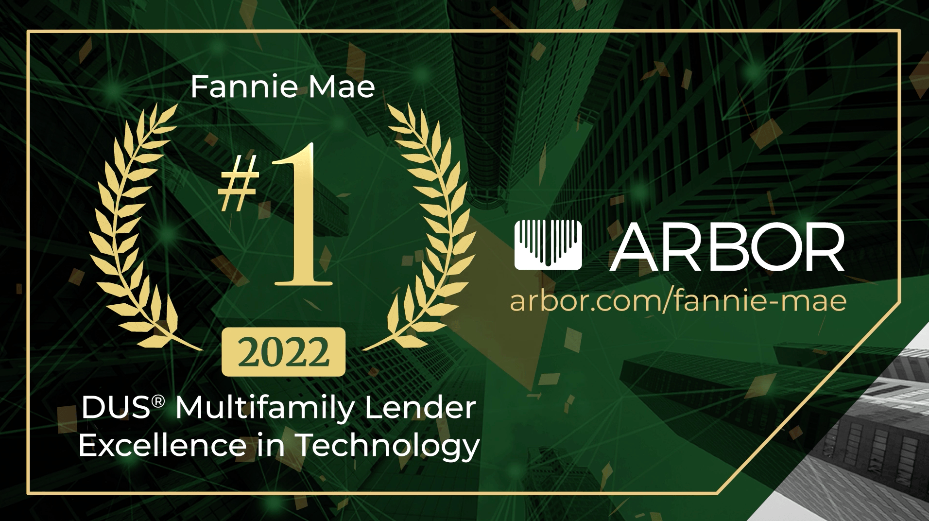 Arbor Wins Prestigious Fannie Mae Excellence in Technology Award
