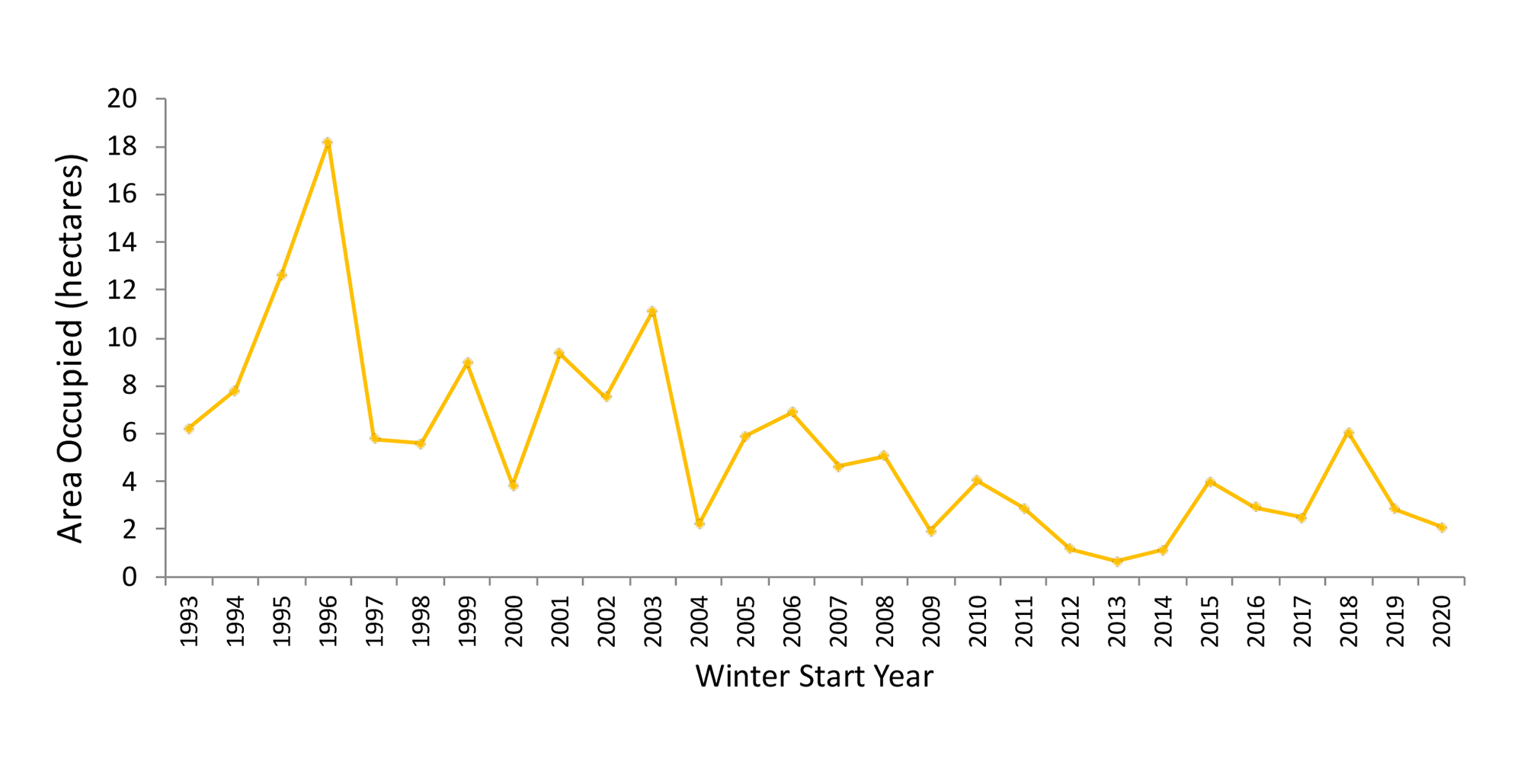 Monarch Winter 202021 Population Numbers Released UW Arboretum