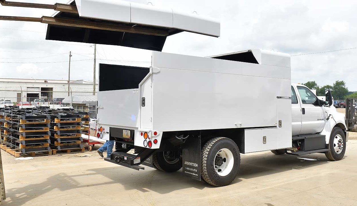 Removable Roof Chip Body for Chipper Truck ARBORTECH