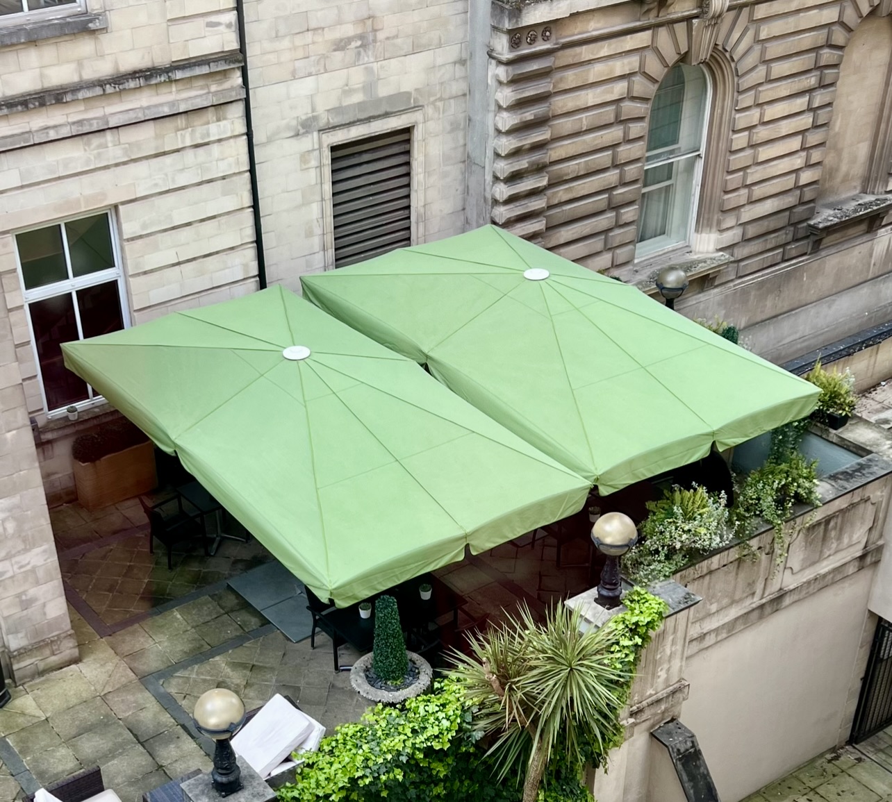 canopy cleaning for garden parasols and umbrellas