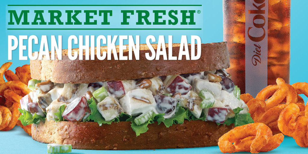 Market Fresh Pecan Chicken Salad Arby's RVA