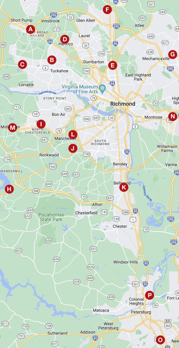 ARBY’S® RICHMOND AREA LOCATIONS