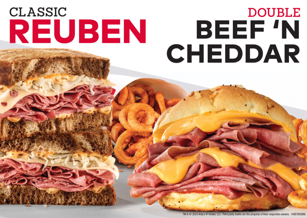 Arby’s Classic Reuben & Double Beef ‘n Cheddar Arby's RVA