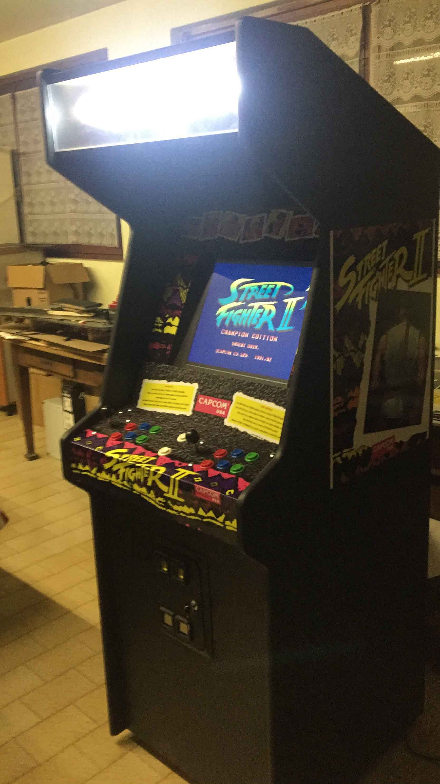 Videogame cabinato Street Fighter II videogame