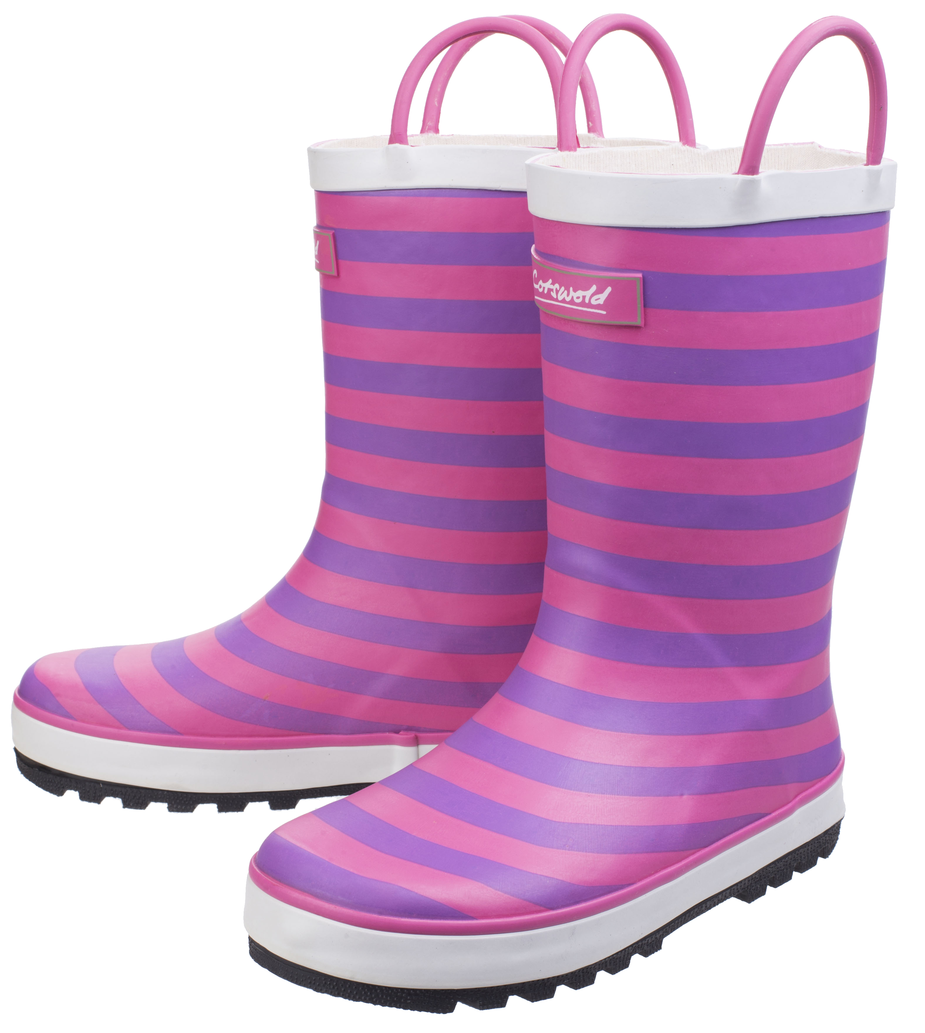 Children Stripy Wellington Boots Arca Industries