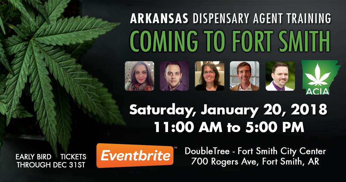 First Official ACIA Arkansas Dispensary Agent Training To Be Held in