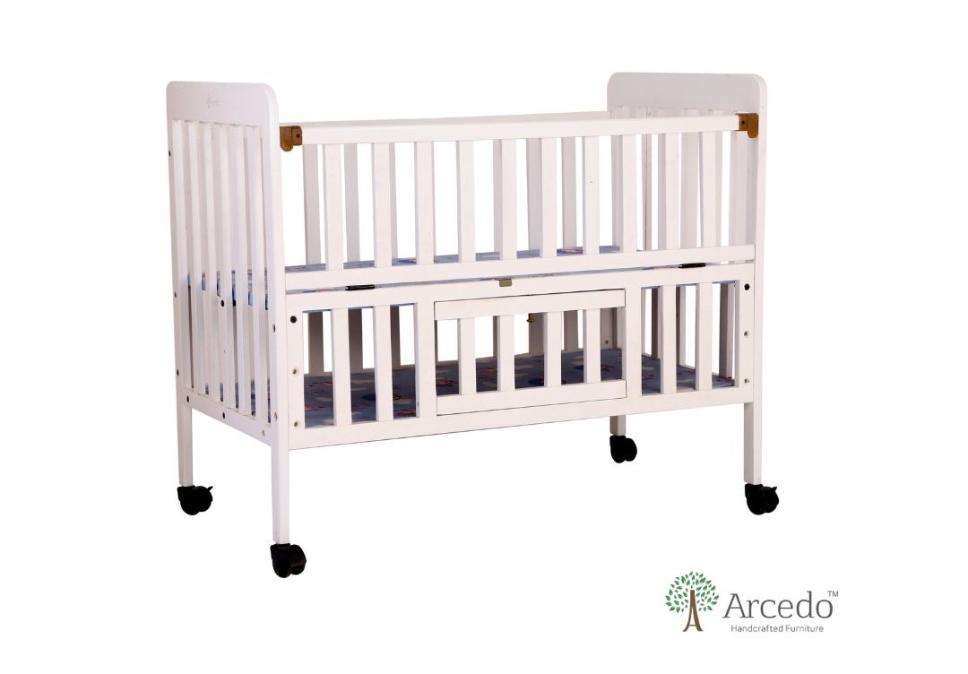 Aspen Baby Wooden Bed (Natural) Arcedokids