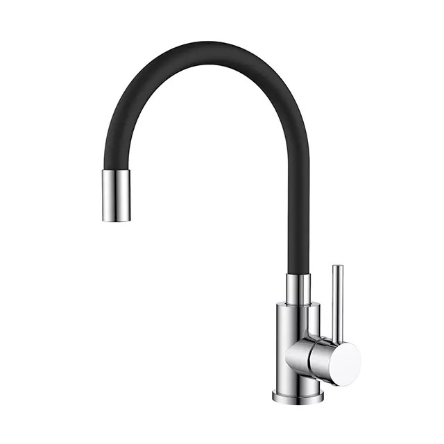Stainless Steel Chrome Kitchen Faucet with Pulldown Spray Arc Fictures