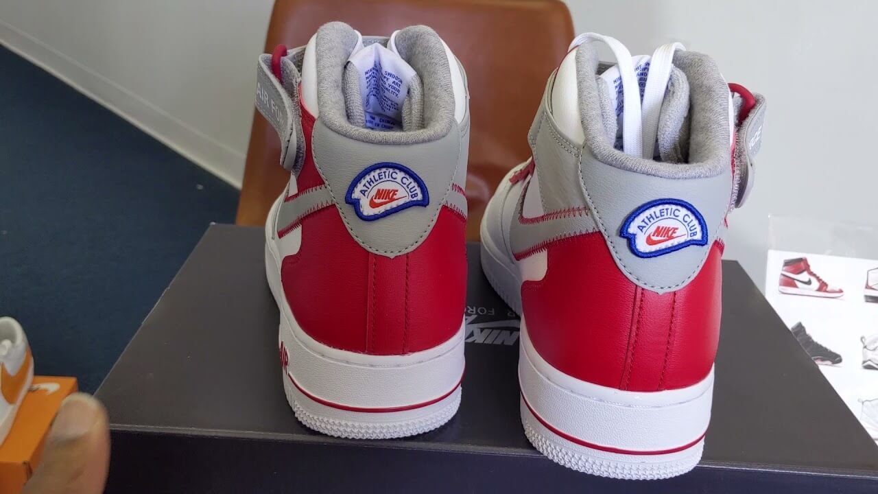 Nike Air Force 1 ’07 LV8 (Nike Athletic Club) White/Light Smoke Grey