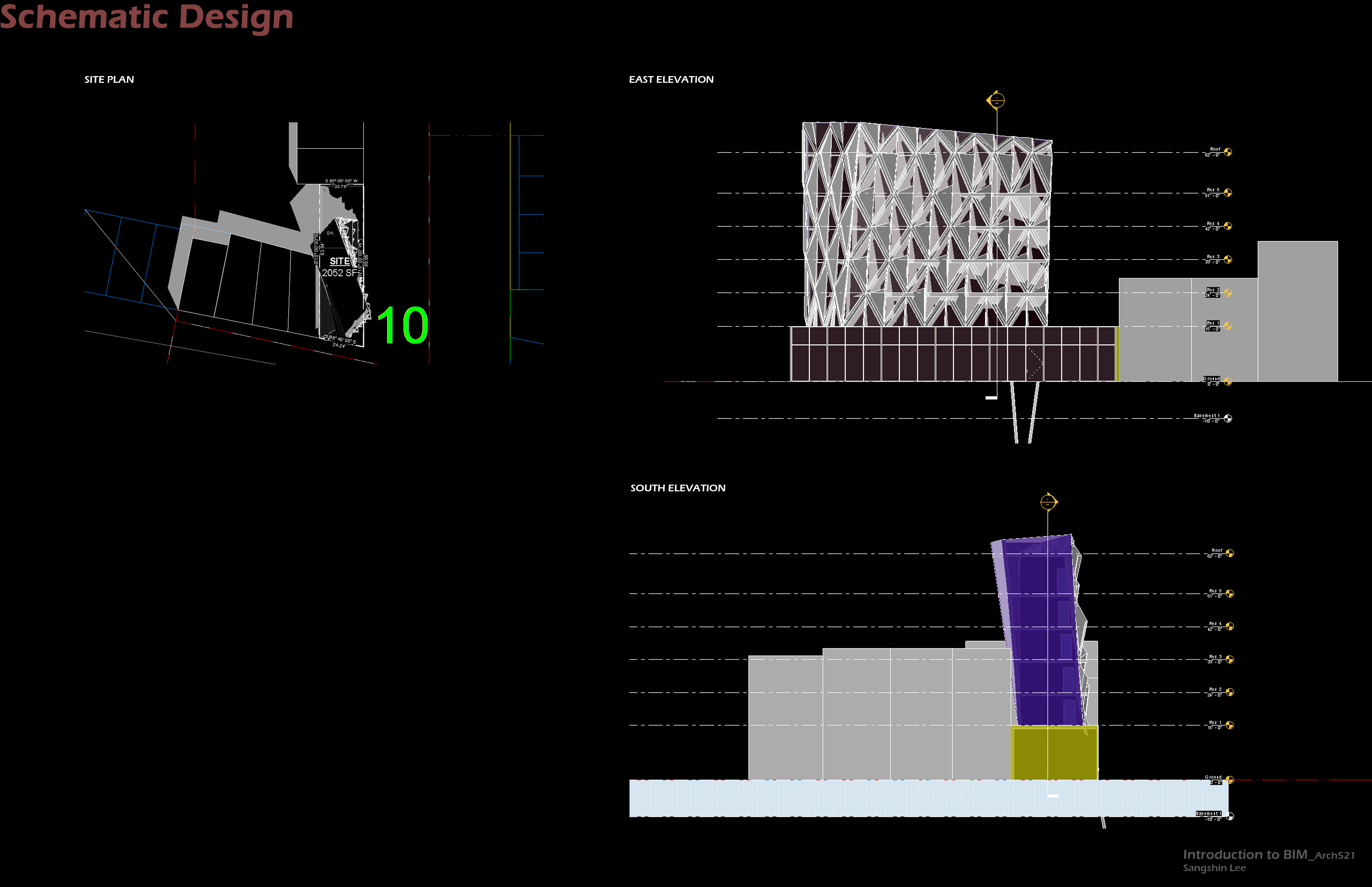 Schematic Design Last Presentation_Sangshin | Introduction to BIM