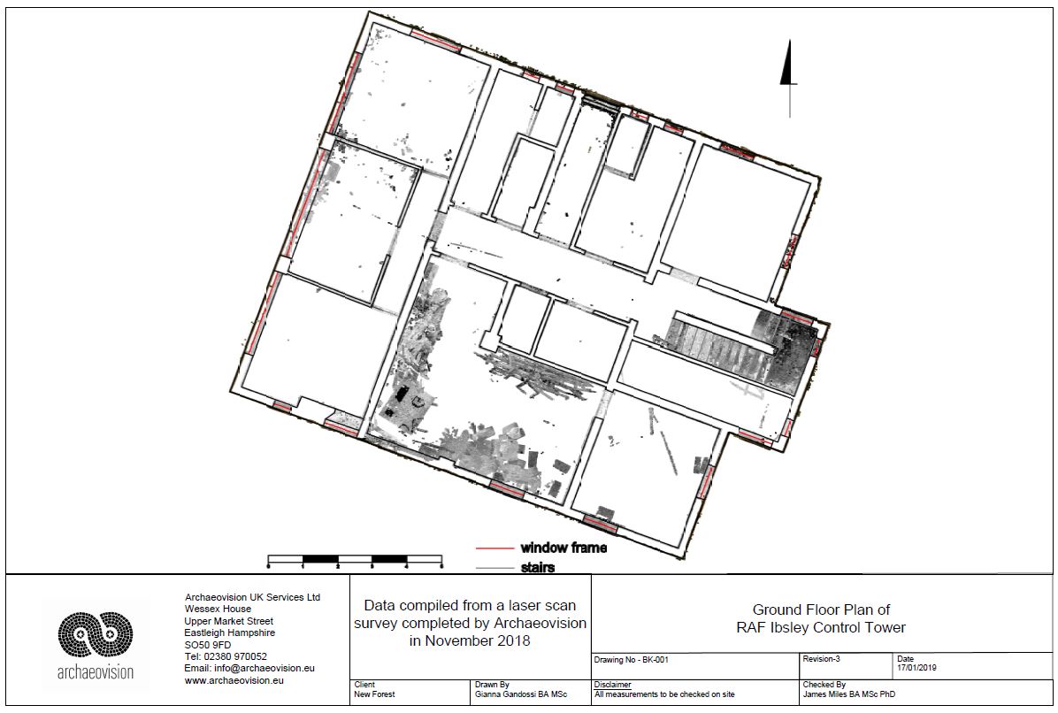 Ground Floor Plan CAD drawing Archaeovision
