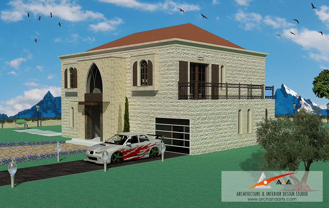 Traditional Lebanese Villa in the Zaarour. Arch & arts