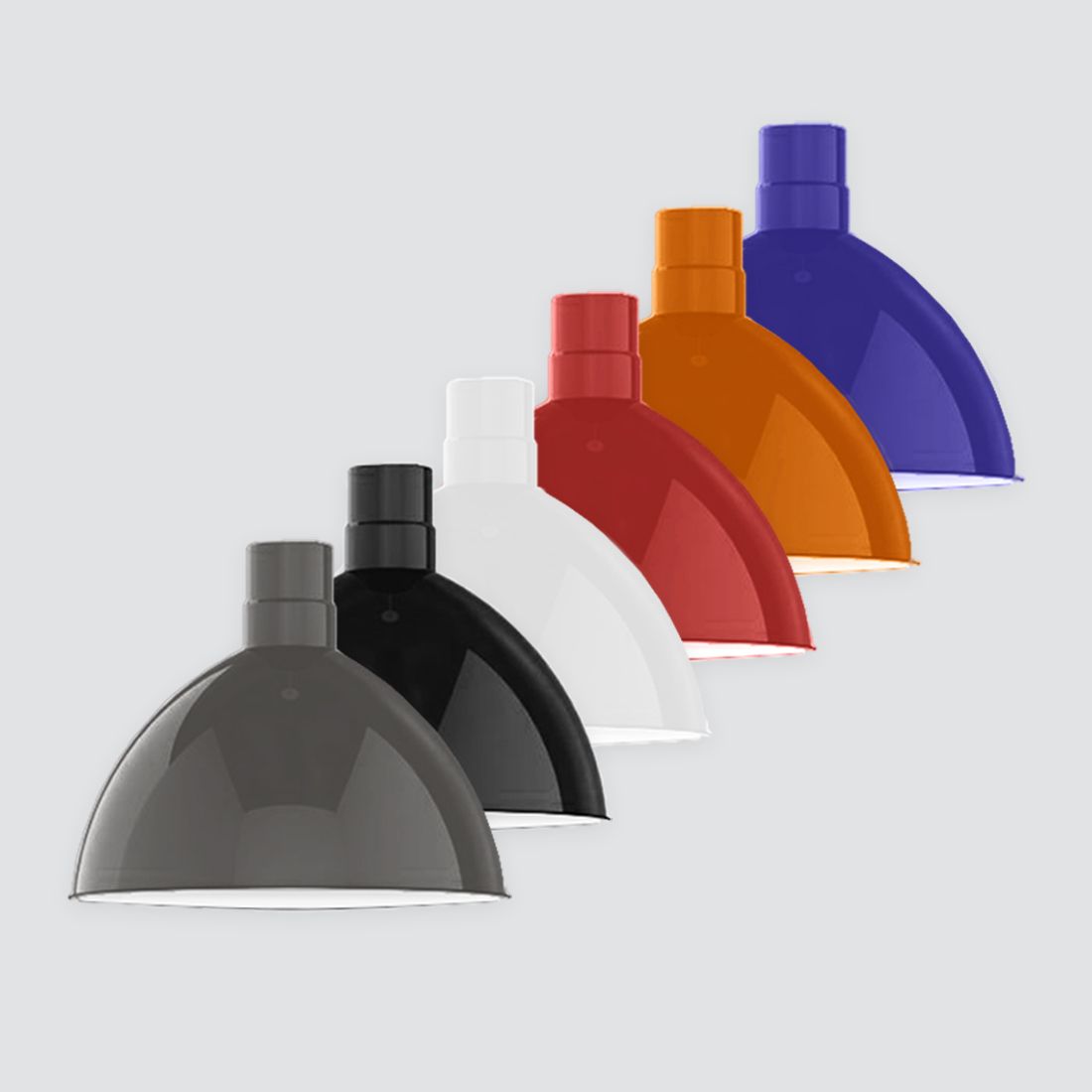 Alcon 15201 Deep Dome Architectural LED Round Barn Light High Bay Direct Down Light Fixture