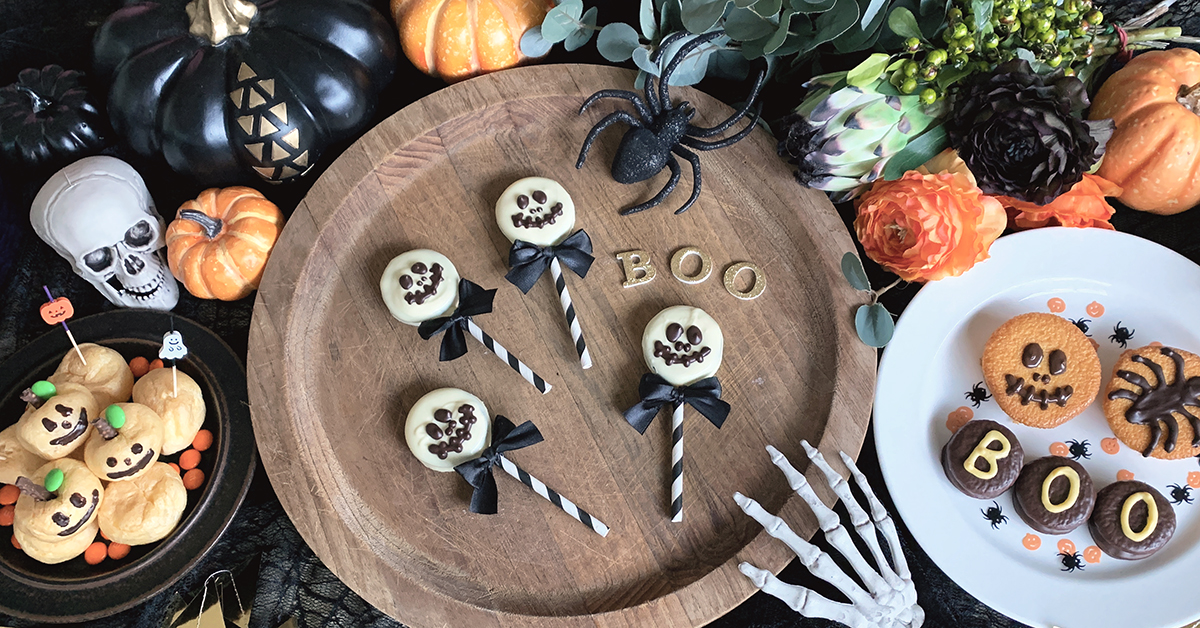 チョコペンでお菓子アレンジ！おうちで楽しいハロウィンスイーツの作り方 ARCH DAYS