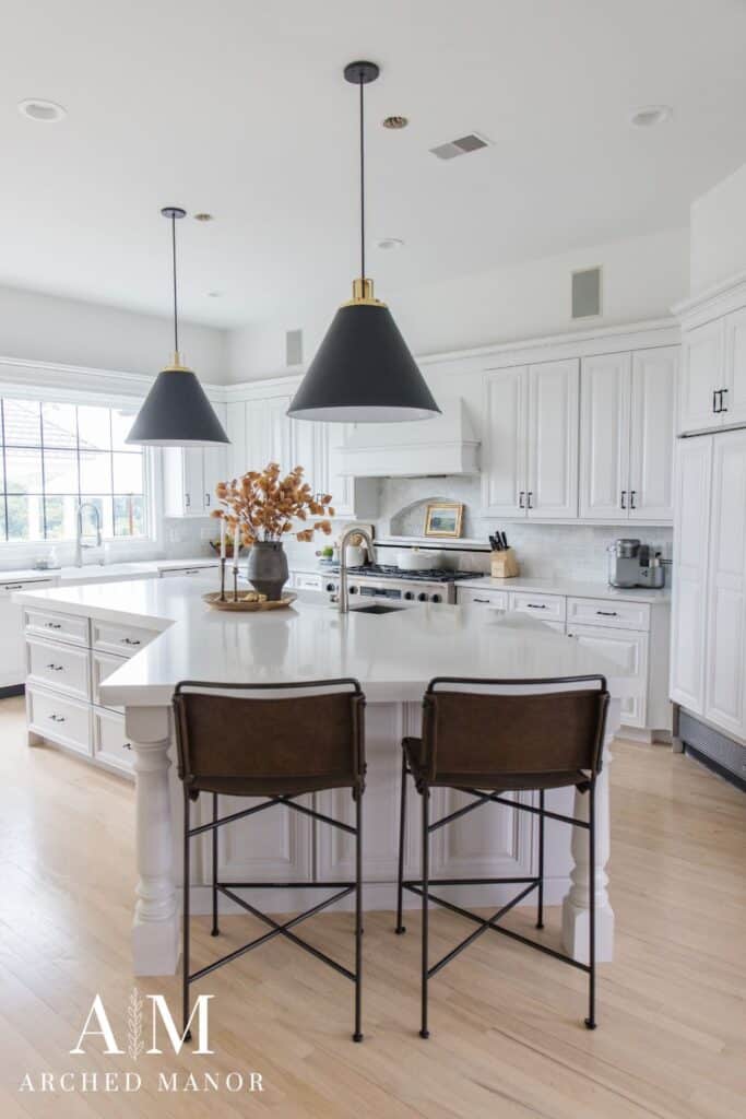 How Many Stools Should Be At Your Kitchen Island? Arched Manor
