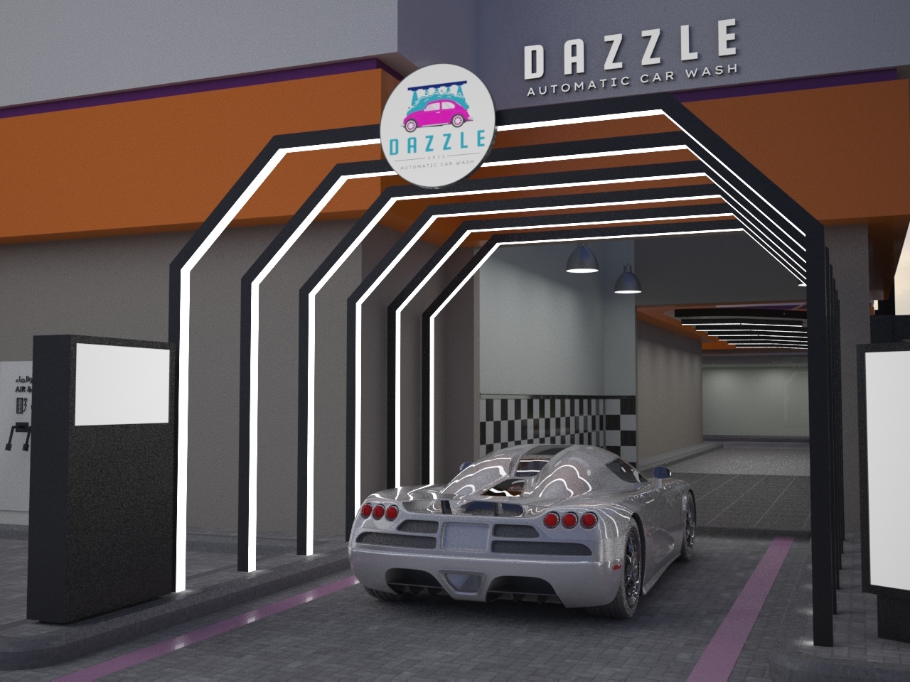 Dazzle Car Wash Design Arch Galleries أروقة المعرض