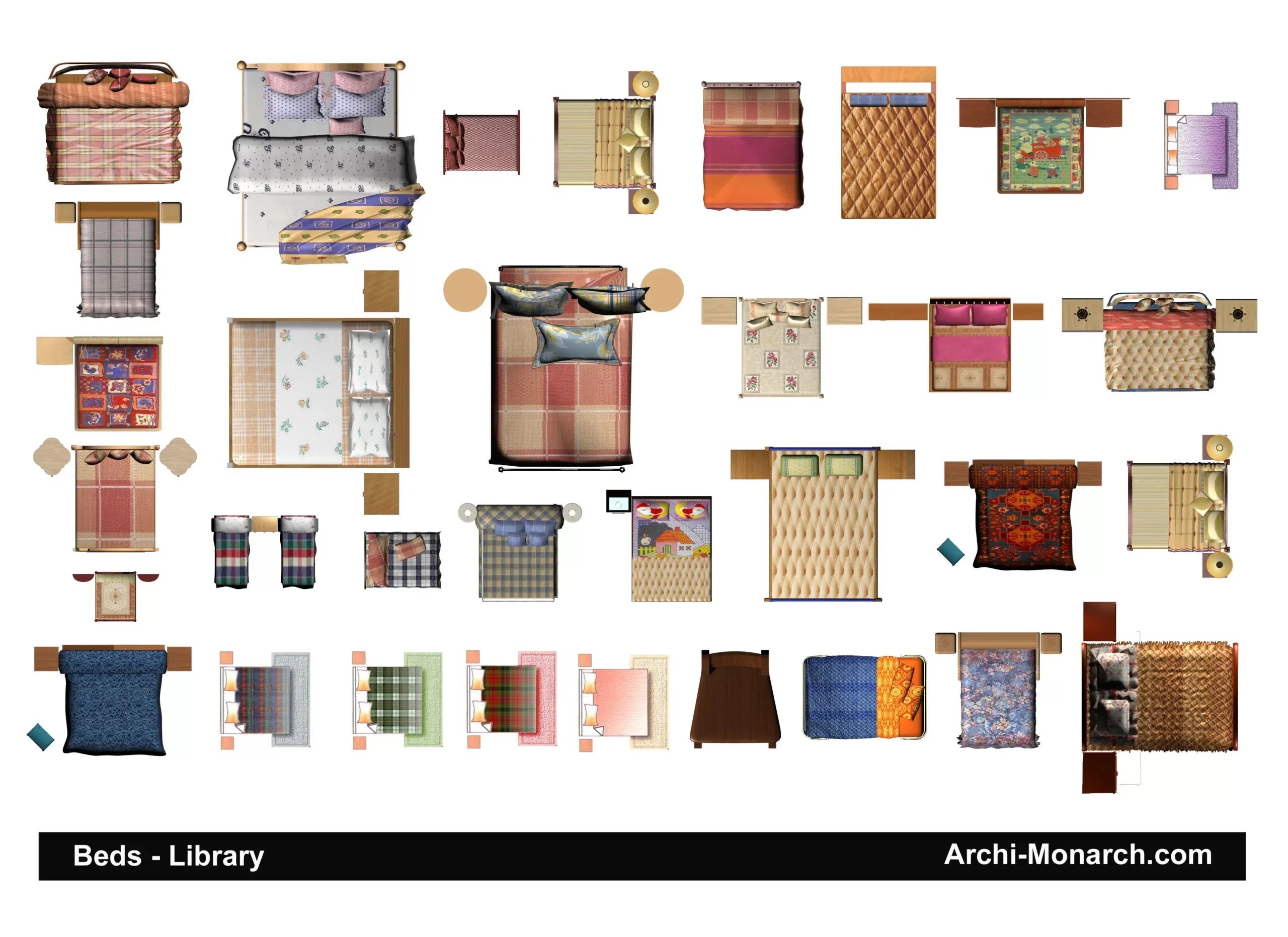 BEDS LIBRARY ONE ⋆ ArchiMonarch