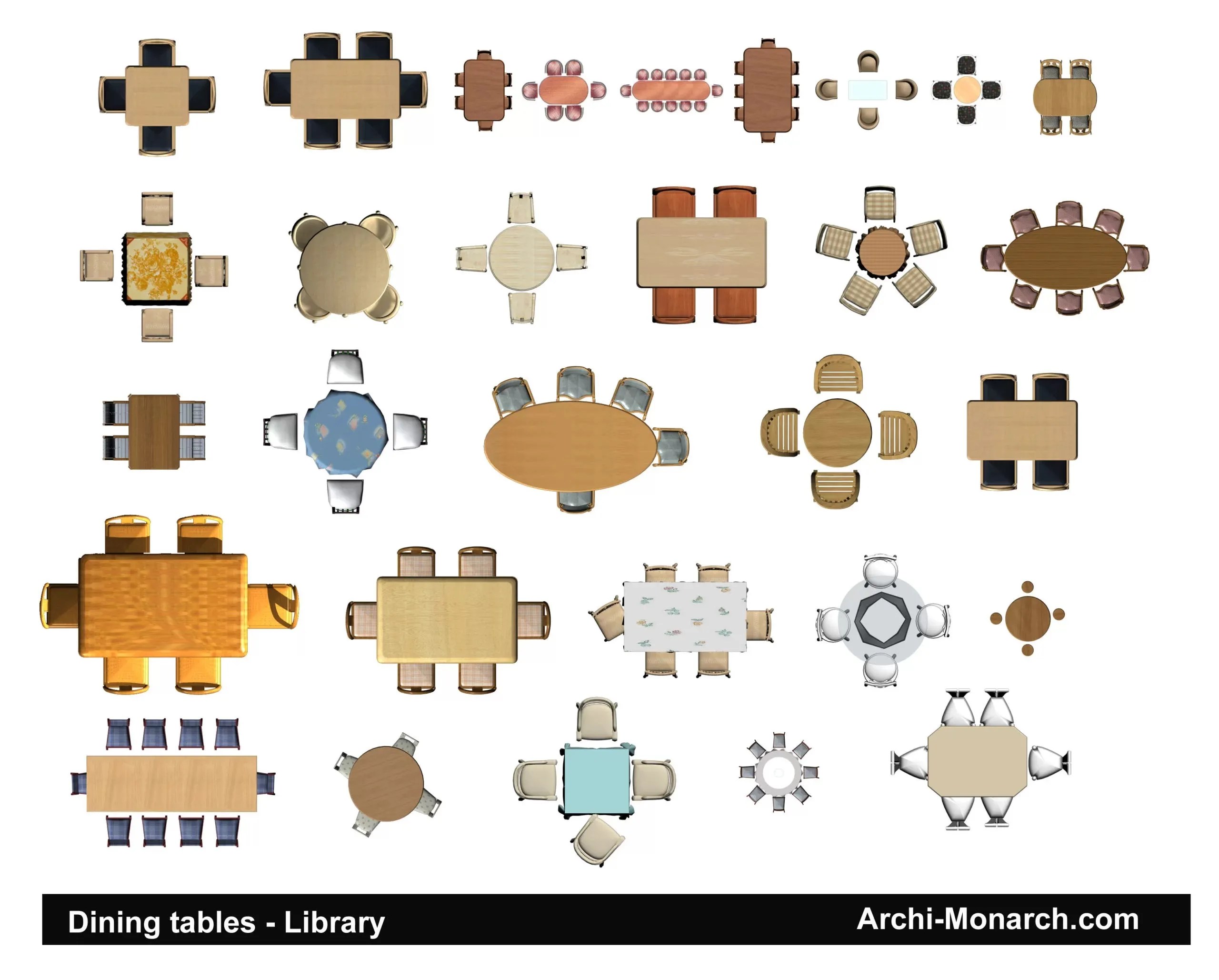 DINING TABLES LIBRARY ONE ⋆ ArchiMonarch