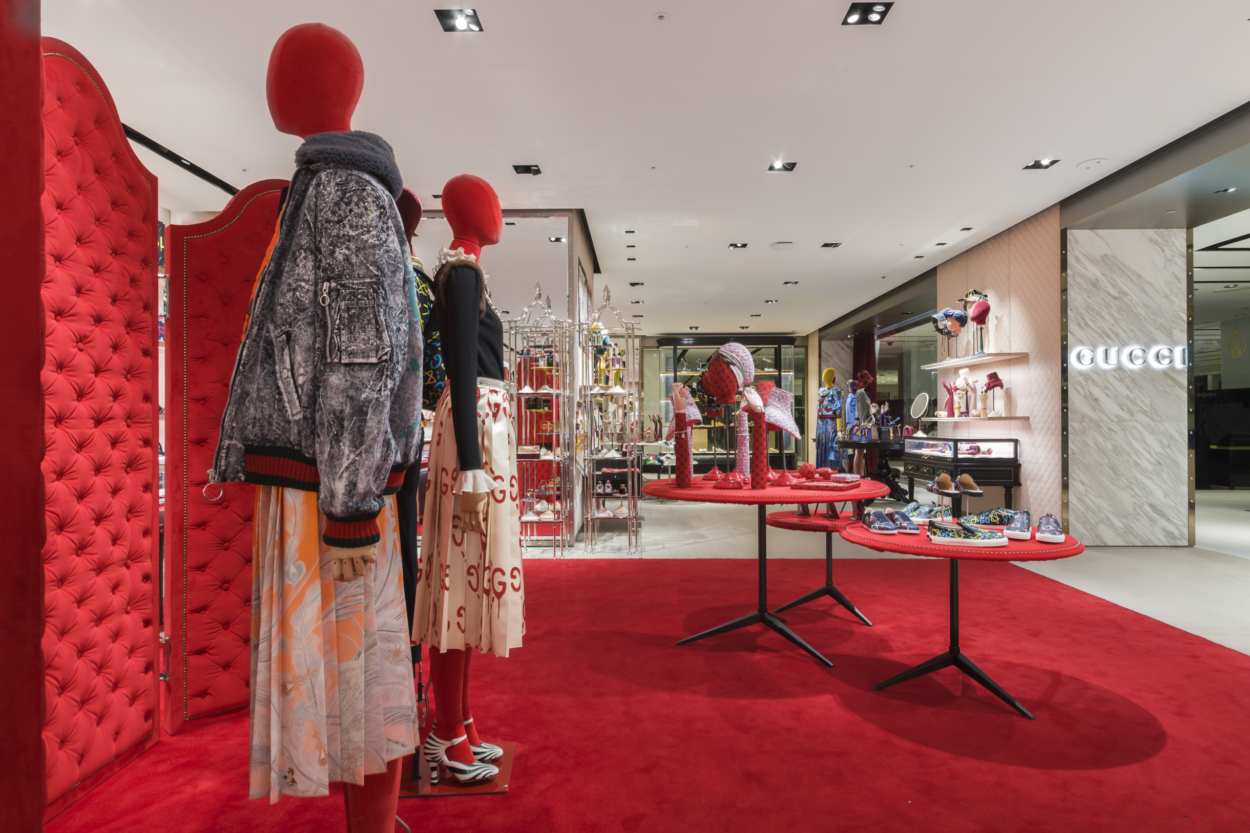 Gucci at Galleria Department Store Seoul Andrea Buso Interiors and