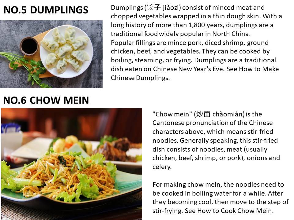 THE 15 MOST POPULAR CHINESE DISHES, ARCHITAMENT