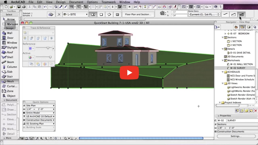Basic Terrain and Site Modeling in ARCHICAD ARCHICAD Tutorials