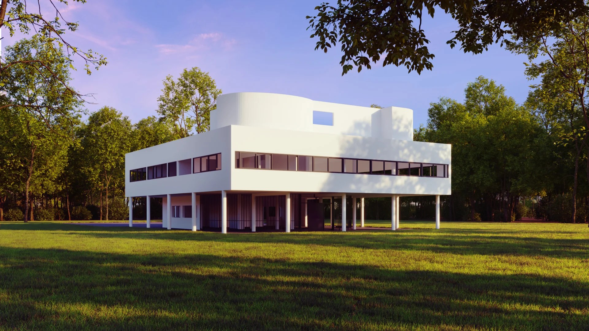 Exterior 3D Architectural Visualization 7 Setting Types