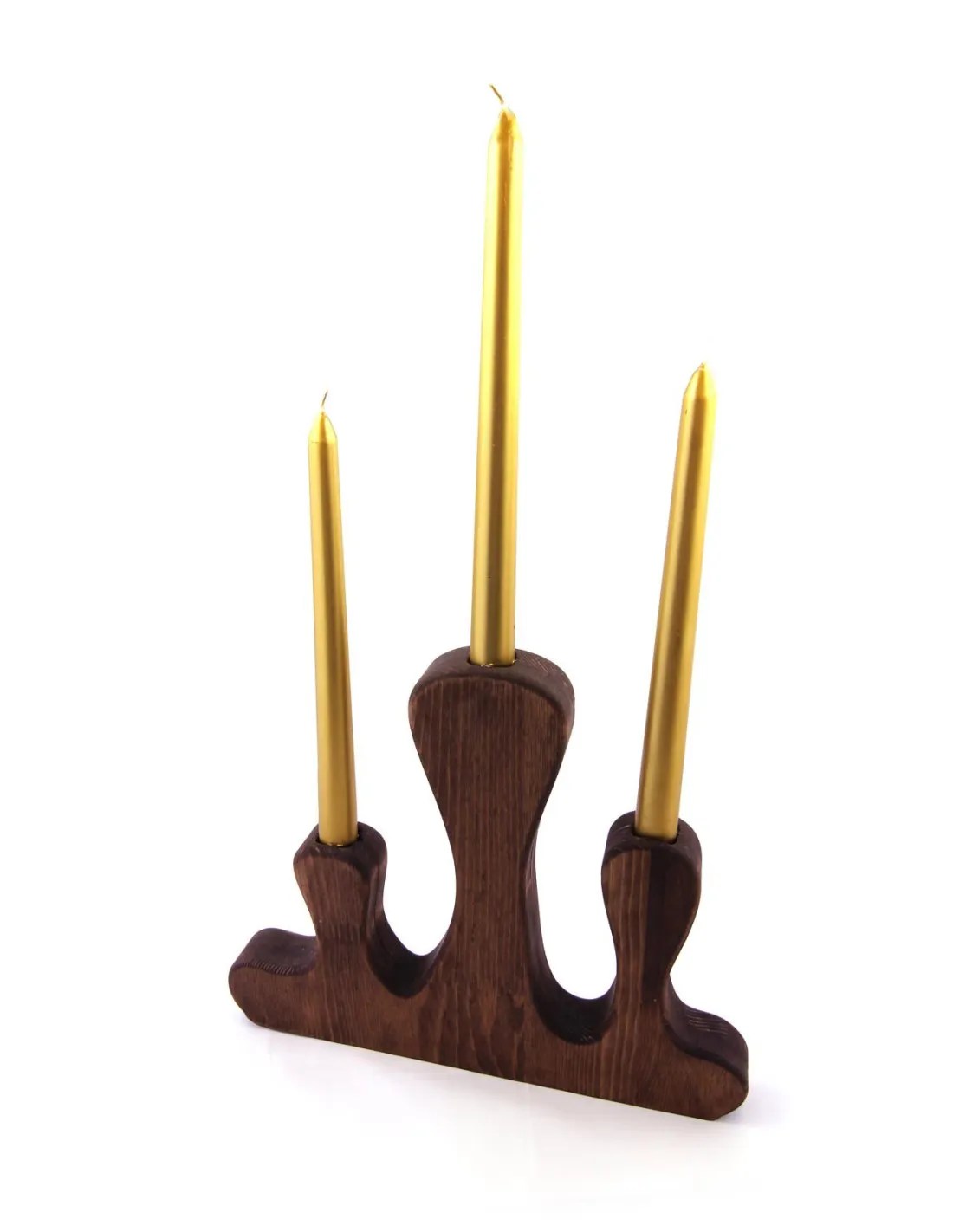 Add meaning to your gift with wooden candle holders made from quality trees.