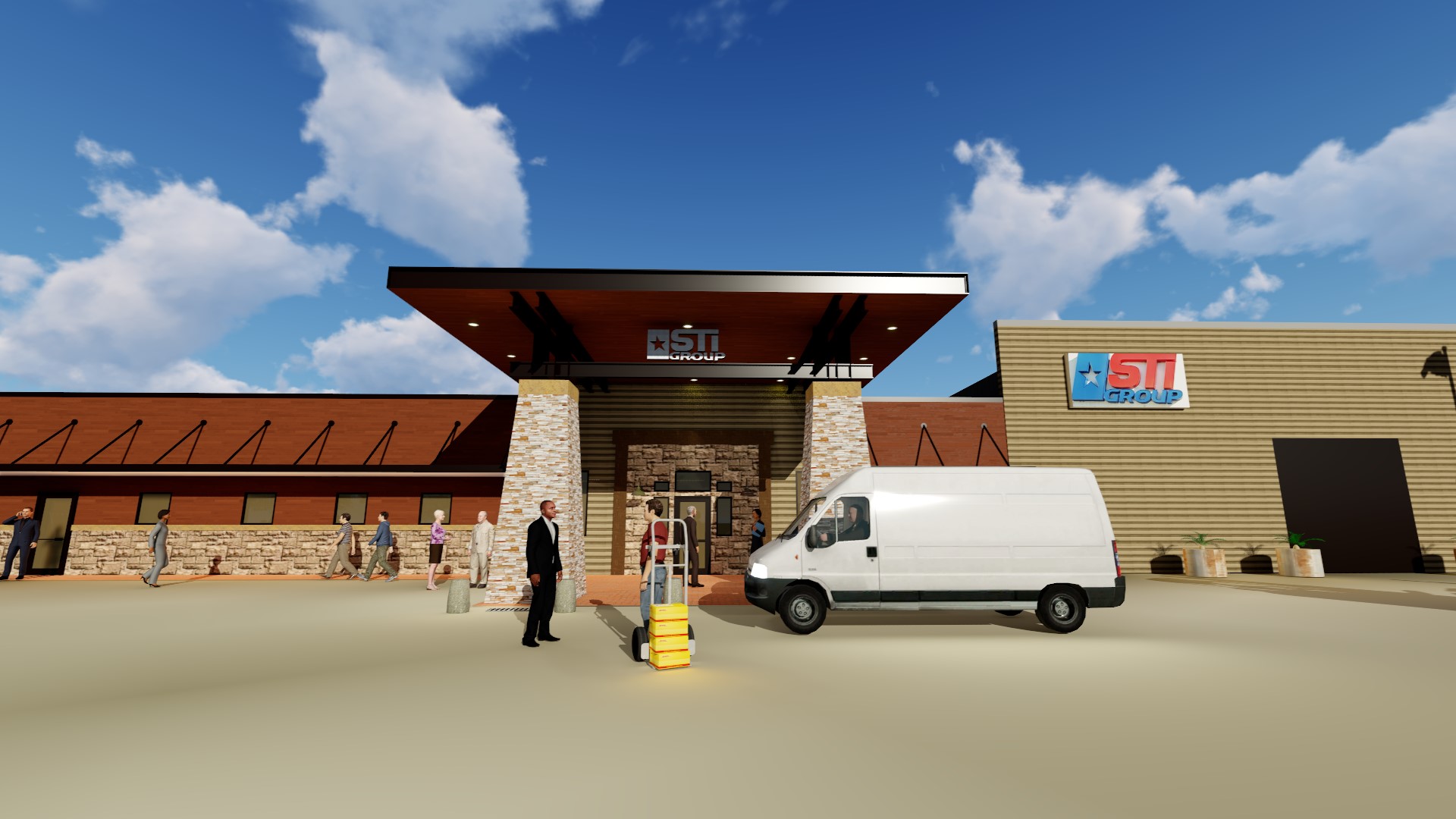 Architectural Alliance STI HEADQUARTERS FACADE IMPROVEMENTS