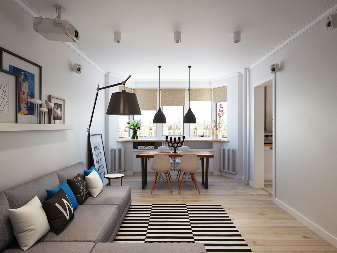 Going Scandinavian in Style SpaceSavvy Apartment in