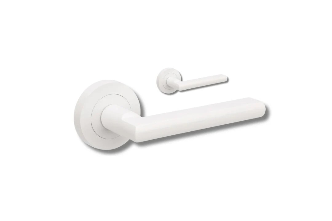 Epic White Door Handle Pair White Internal Door Handles