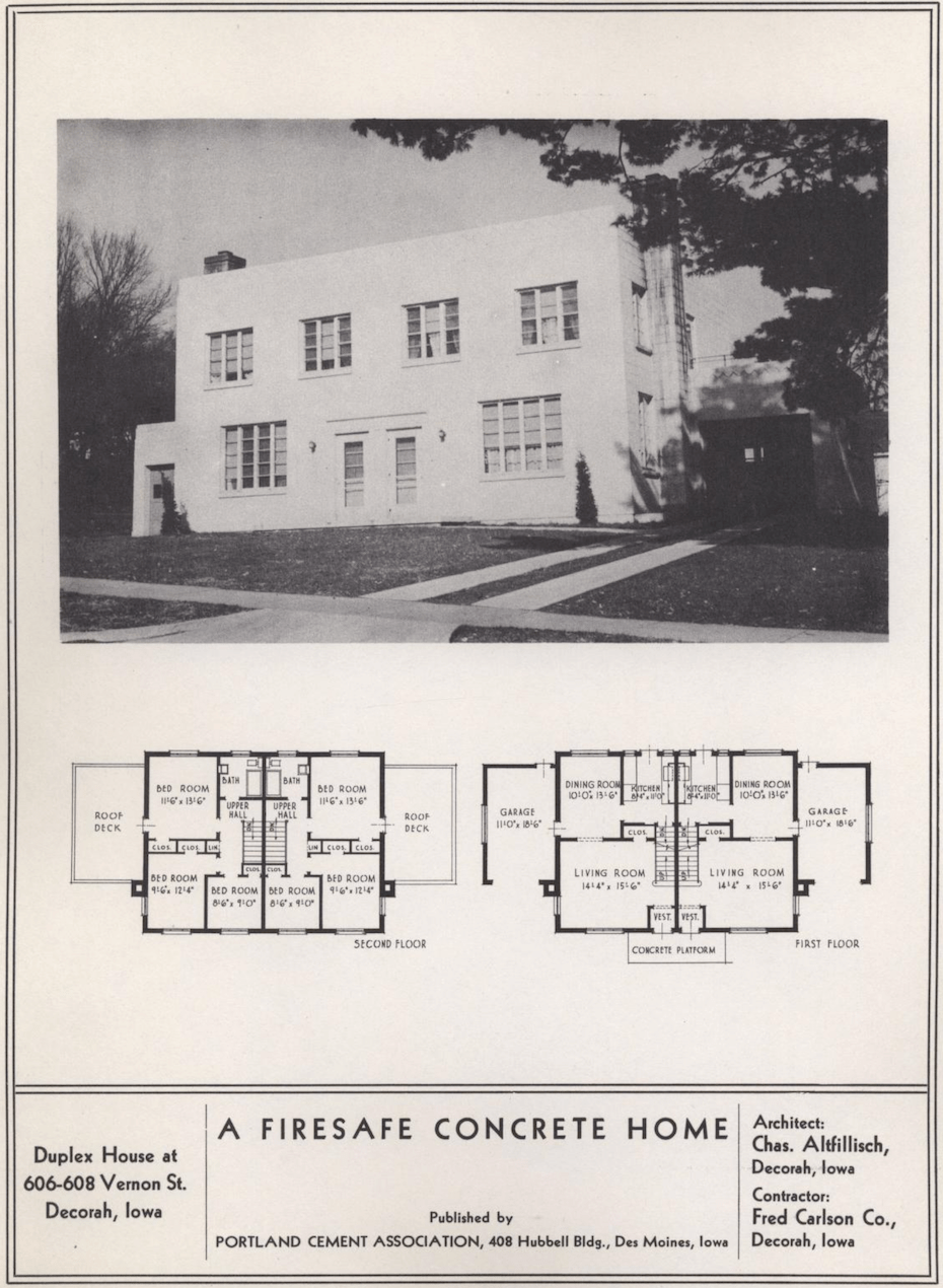1940s concrete block house