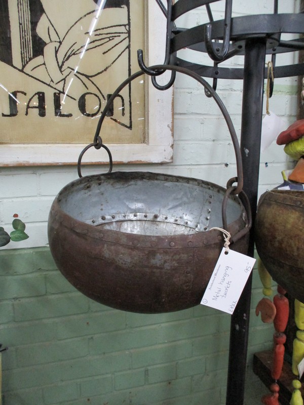 Metal Hanging Bucket • The Architectural Warehouse