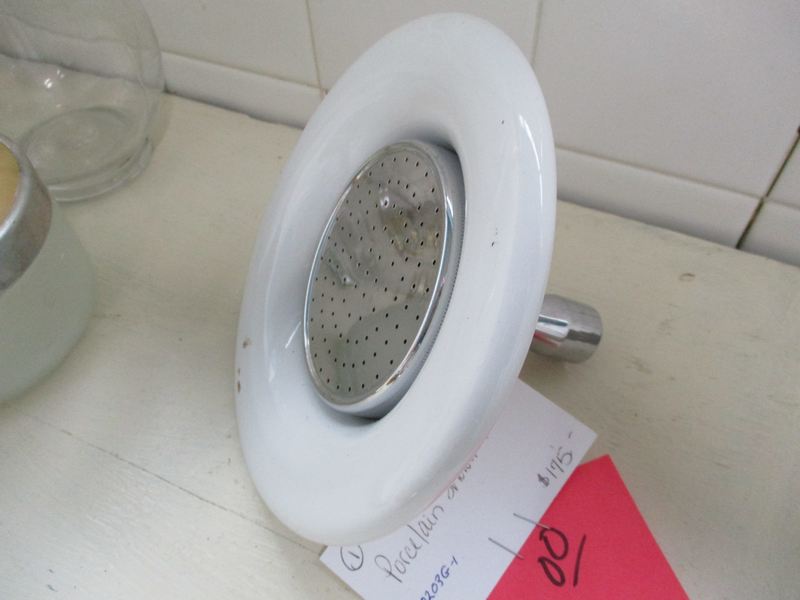 Porcelain Shower Head • The Architectural Warehouse